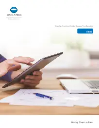 Cloud, Brochure, Konica-Minolta, Integrated Document Technologies