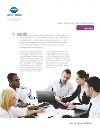 ECM, Brochure, Konica-Minolta, Integrated Document Technologies