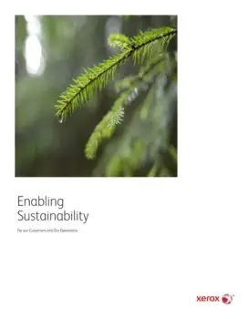 Enabling Sustainability, recycle, go green, print releaf, Xerox, Environment, Integrated Document Technologies
