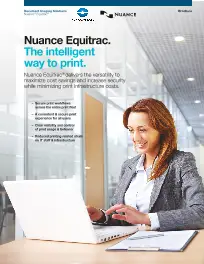 KM, Equitrac Express, Brochure, Konica-Minolta, Integrated Document Technologies