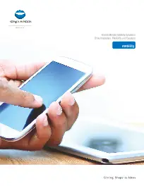 Mobility Brochure, Konica-Minolta, Integrated Document Technologies