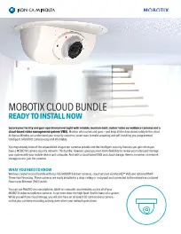 Mobotix, Cloud Bundle, Brochure, security, safety, Konica Minolta, Integrated Document Technologies