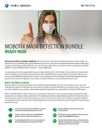 Mobotix, Mask Detection, Konica Minolta, Integrated Document Technologies